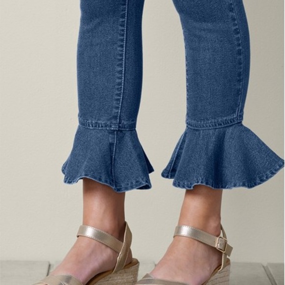 Closet Closing 10/9! Ruffle Hem Jeans! - Picture 5 of 6